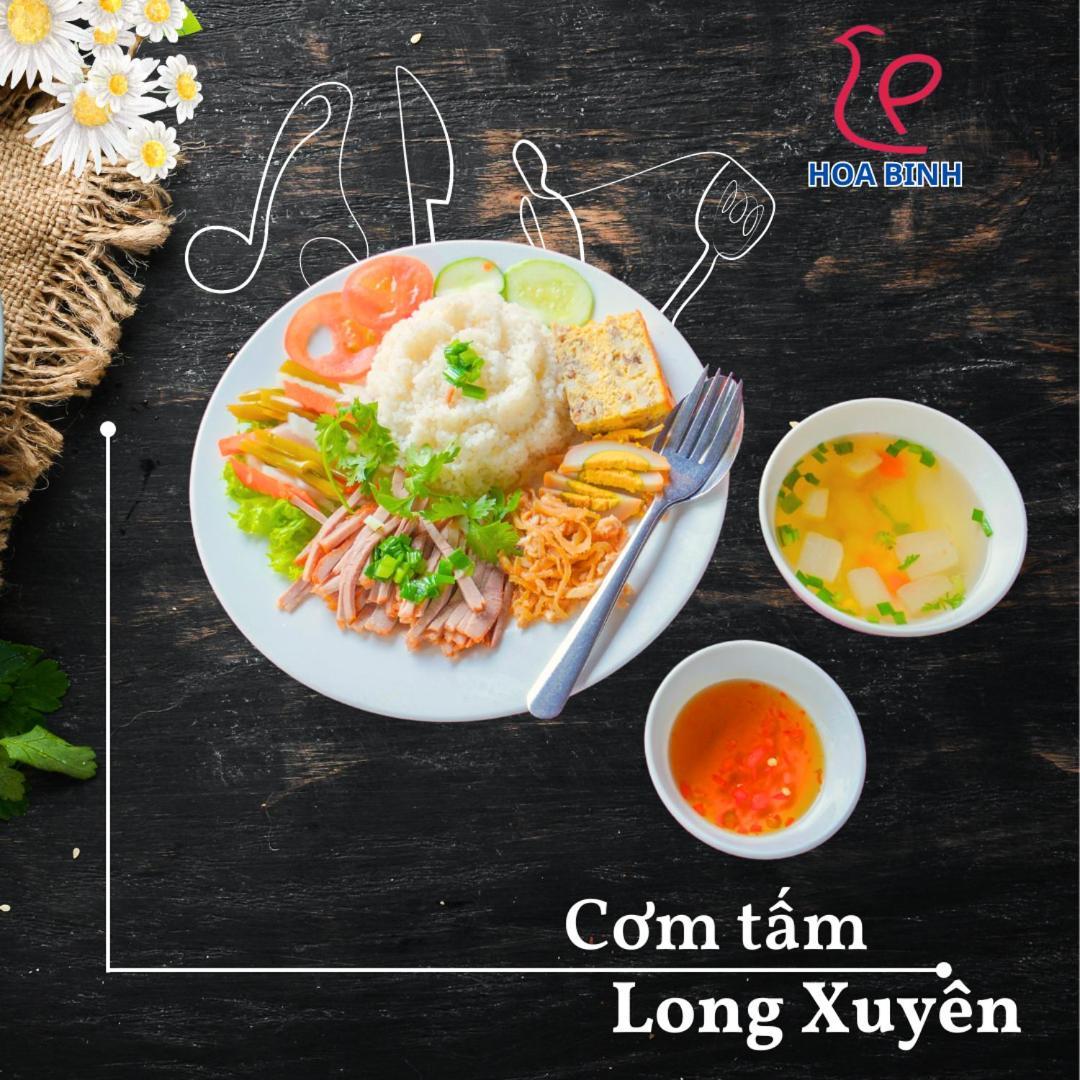 Hoa Binh 1 Hotel Long Xuyên Buitenkant foto